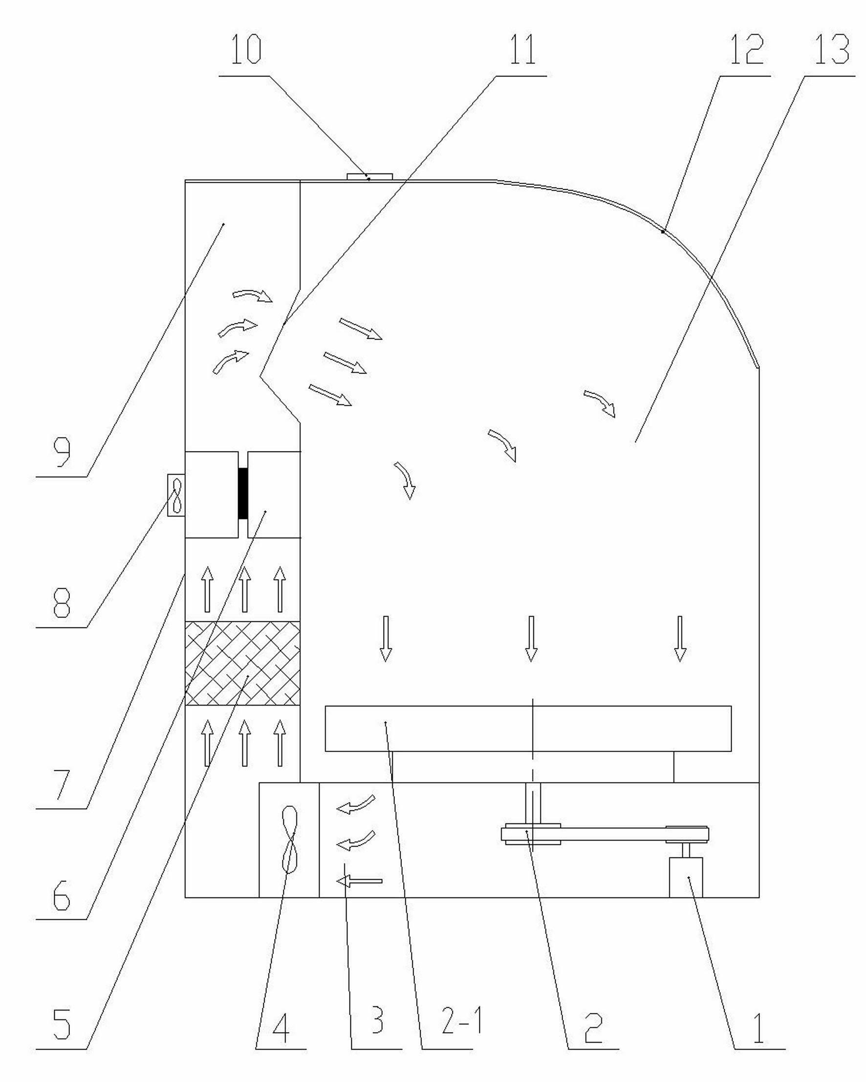 Biological safety constant-temperature vibratory cultivating box