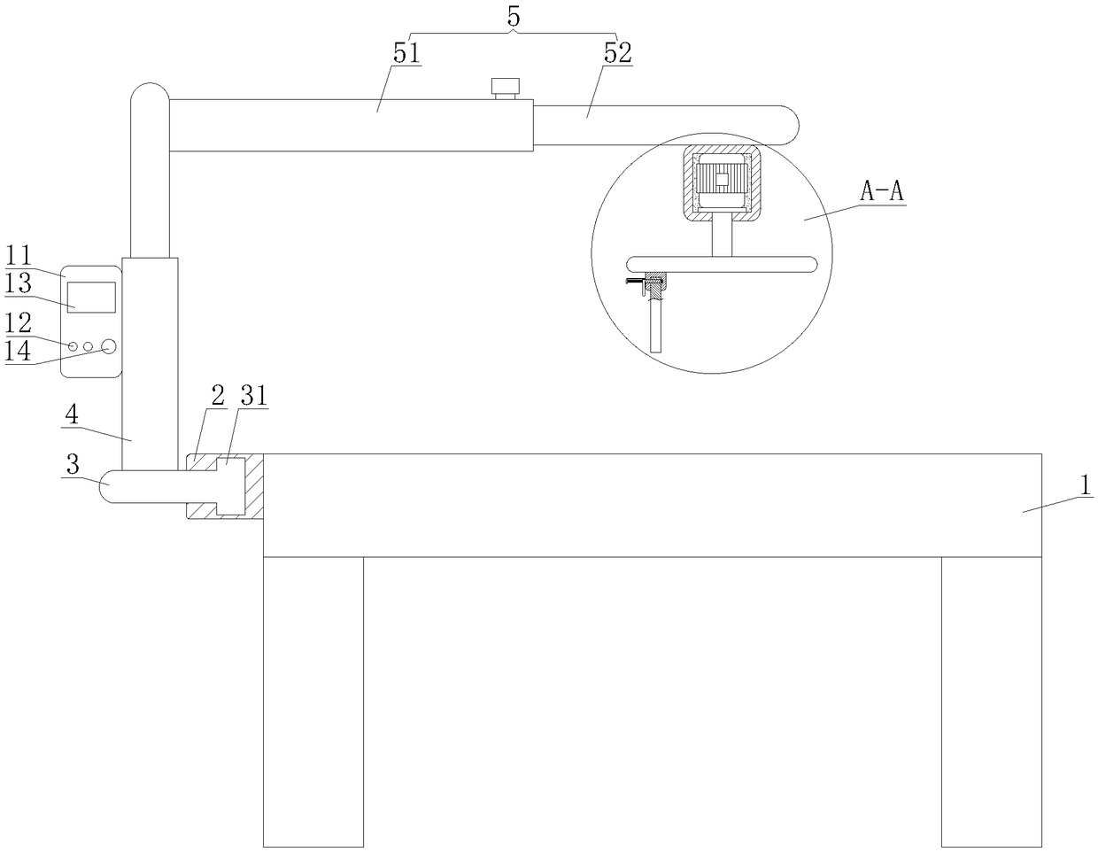 Circling moxibustion assisting device and method