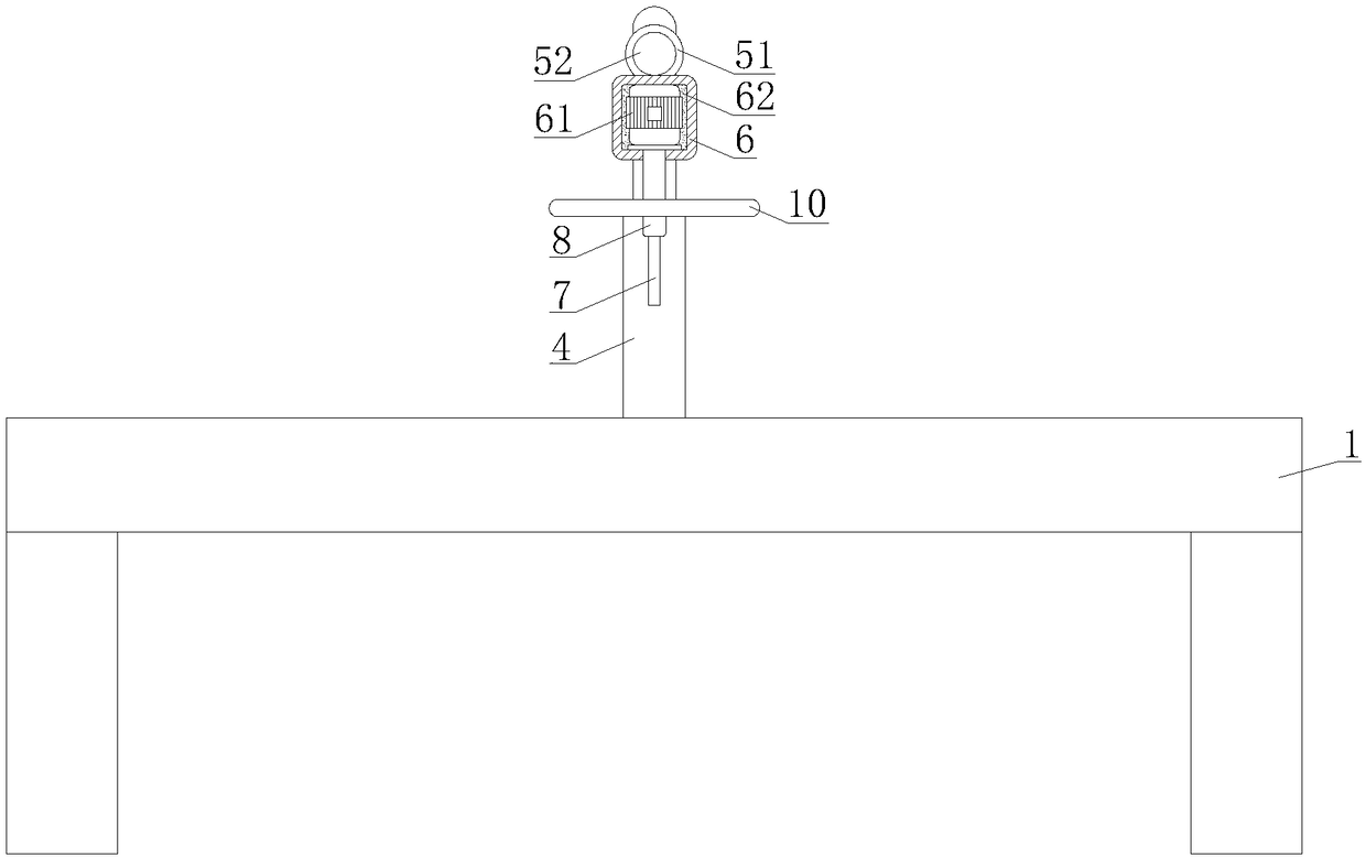 Circling moxibustion assisting device and method