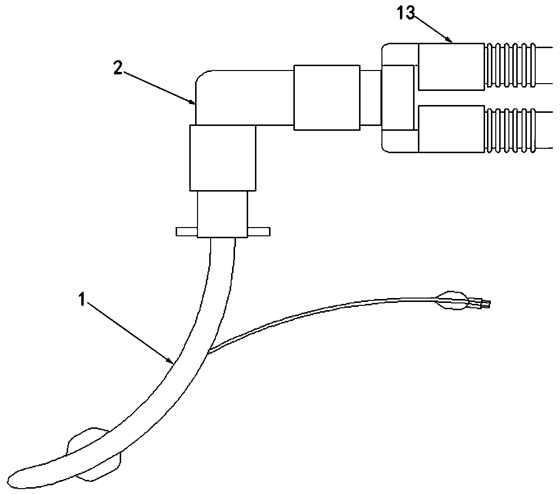 Breathing circuit for respiratory infectious diseases