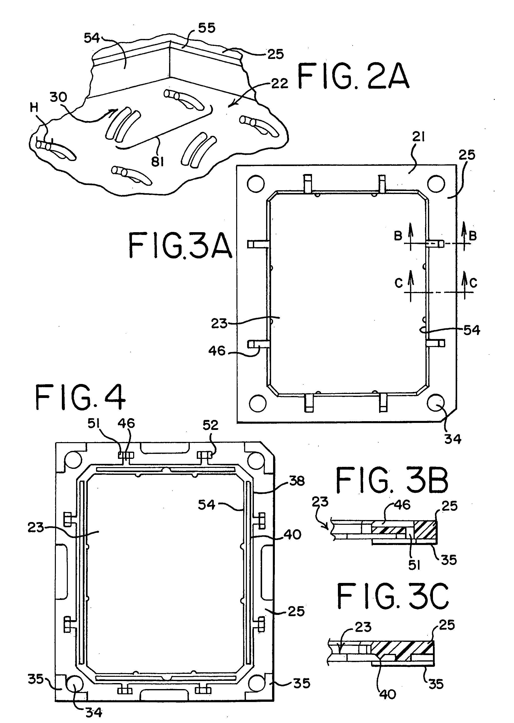 Stitched LGA connector