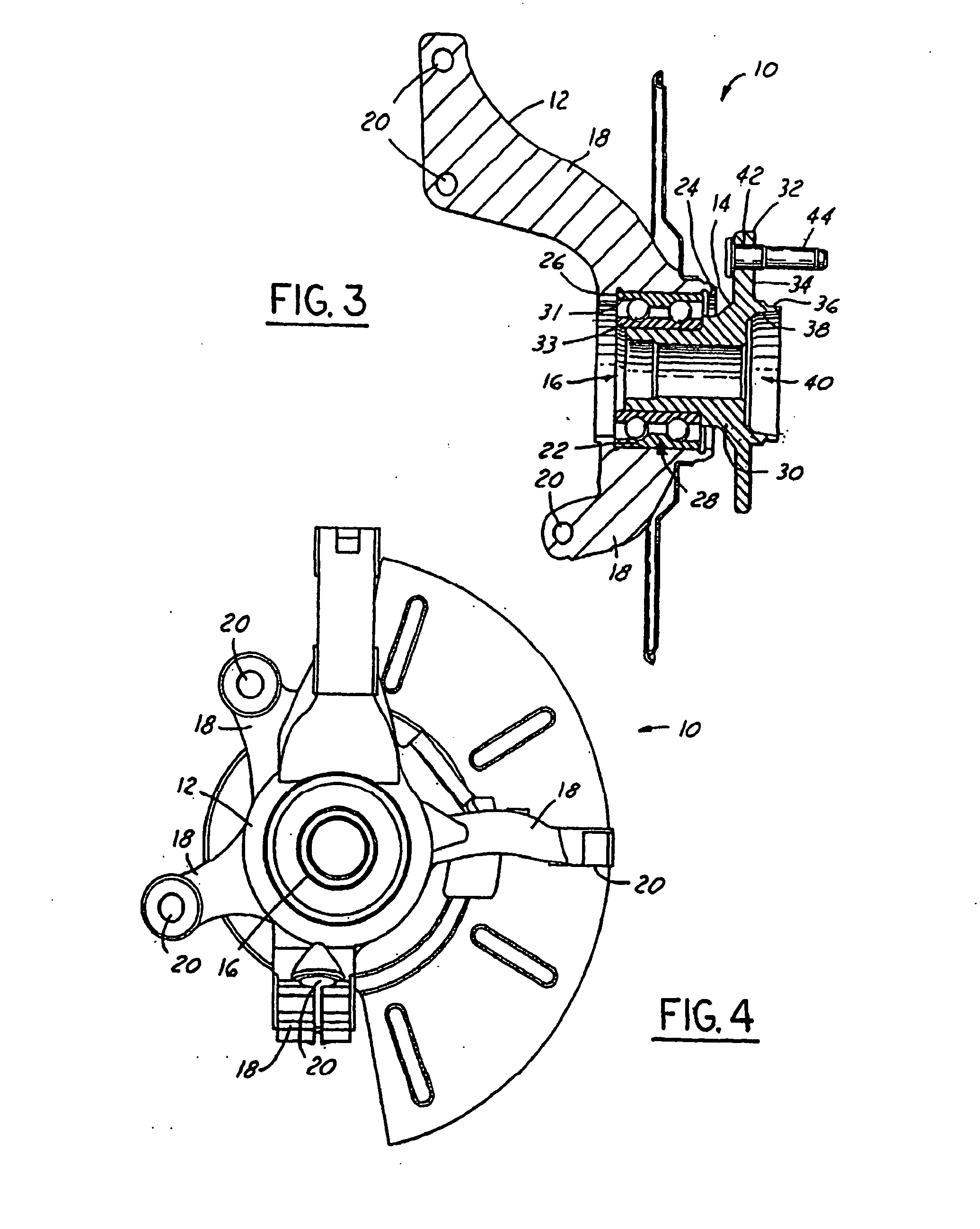 Knuckle hub assembly and method for making same