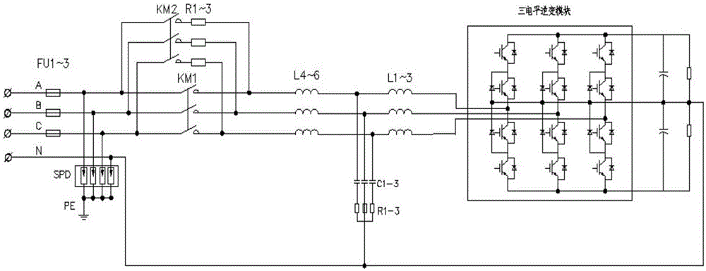 Low-voltage three-phase imbalance automatic regulating device