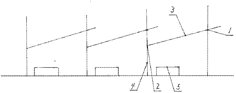 One-slop integral dimming shed for planting non-forestry land ginseng