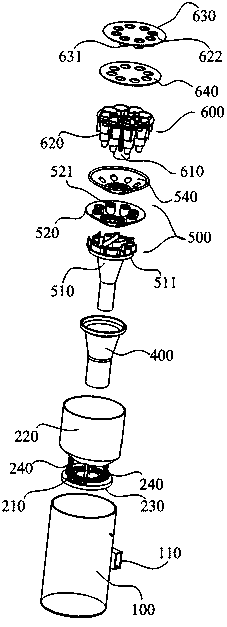 Cyclone separation device