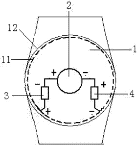 Electrostatic elimination wrist watch