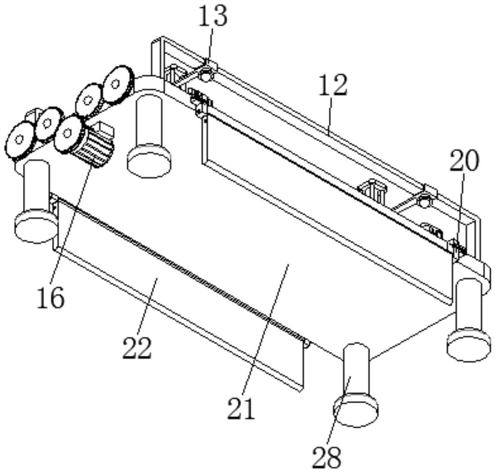 Bidirectional automatic synchronous tension dimension inspection process