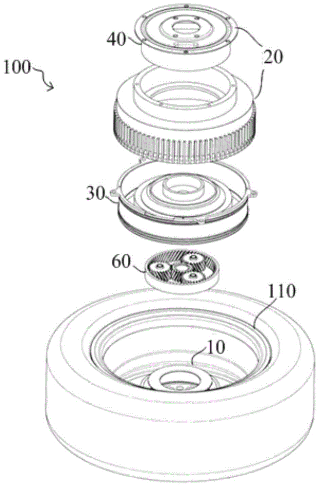 Hub driving assembly