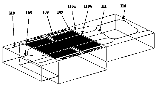 plc chip and lithium niobate modulator hybrid integrated optical device