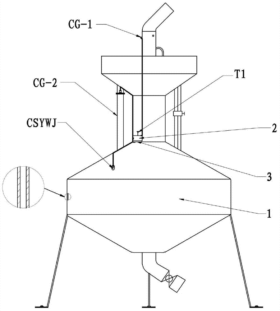 Wireless automatic verification device for tanker capacity of vacuum insulation standard metal gauge