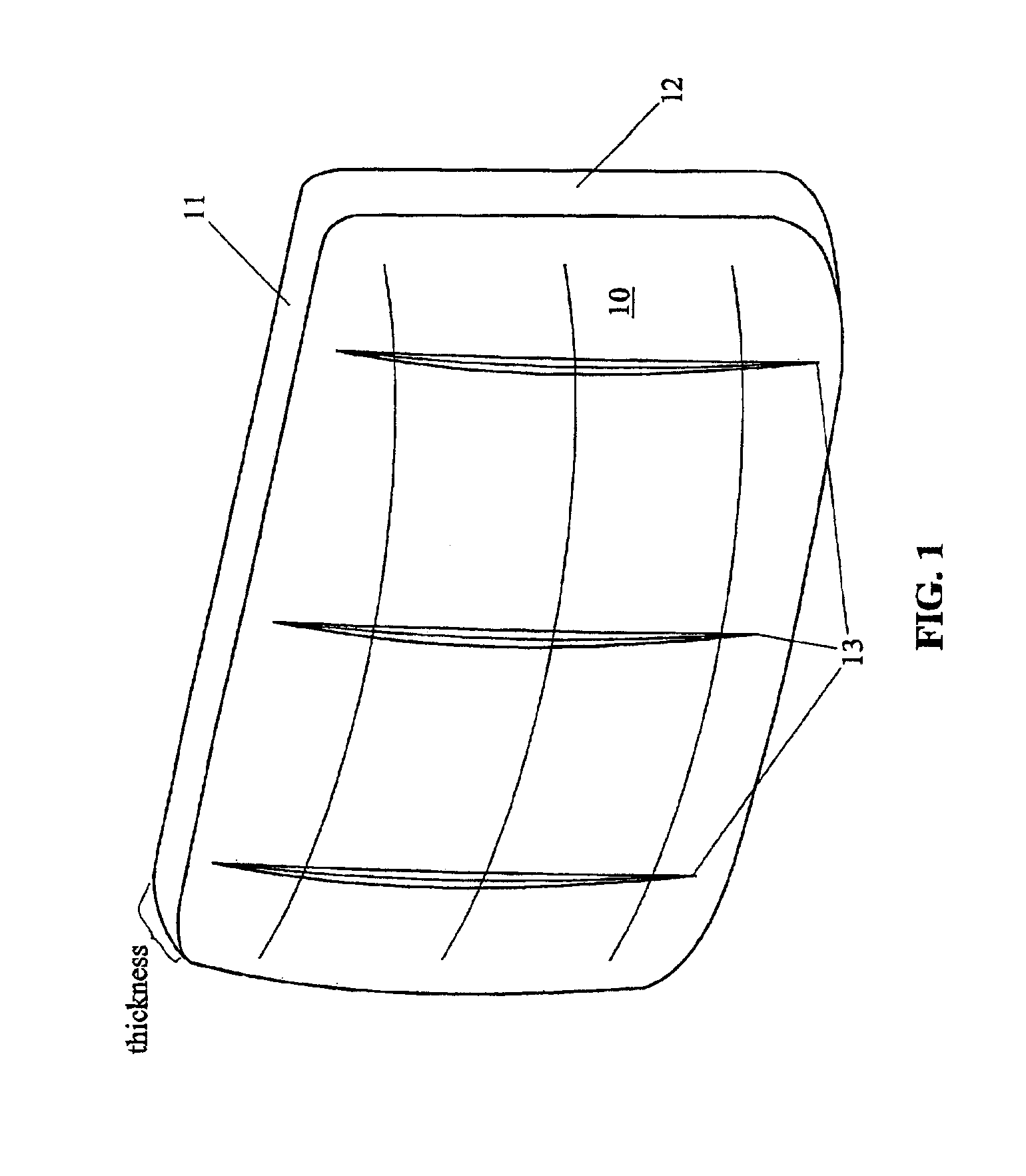 Lamp lens or bezel with visual effect