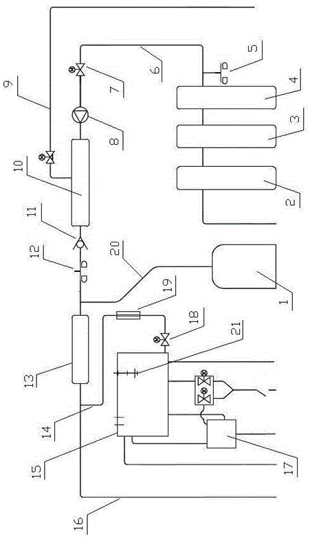 Wall-mounted heating integrated RO water purification machine