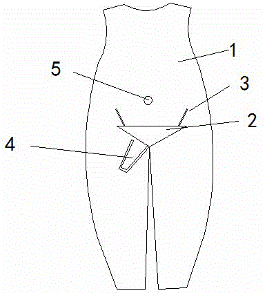 Catheter-mounted clothing having good heat insulation effect