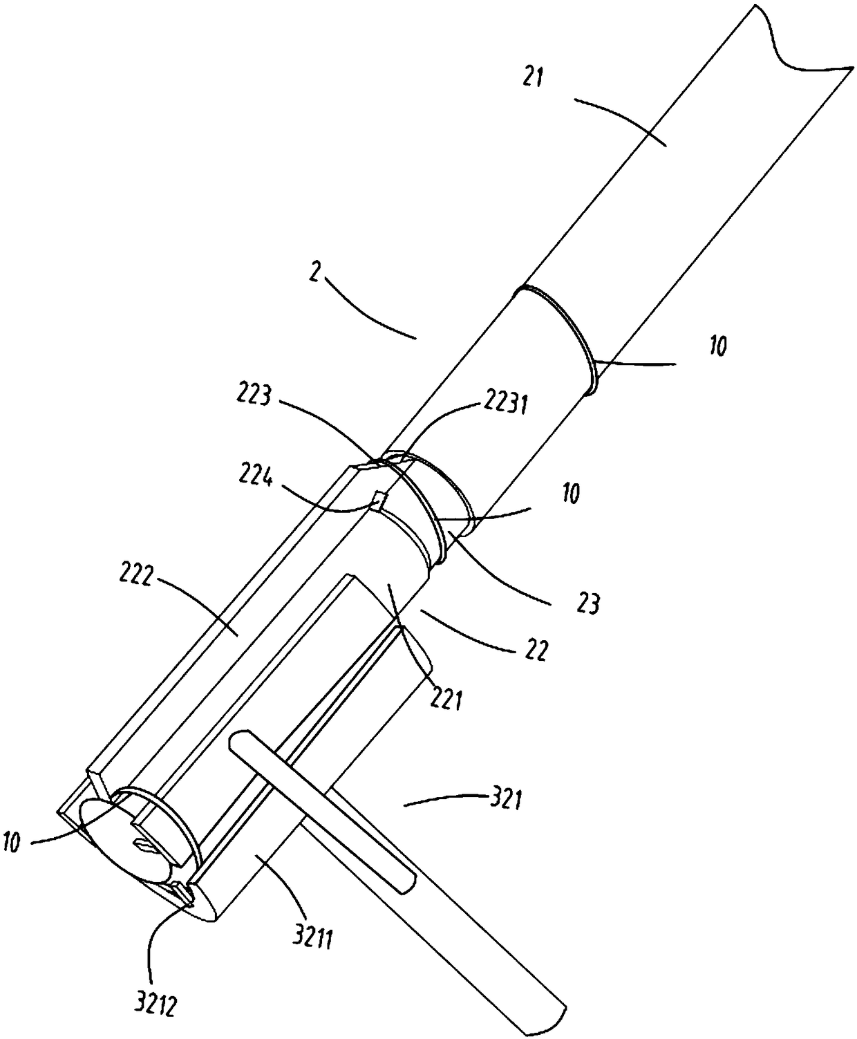 A ring opening automatic arrangement processing equipment