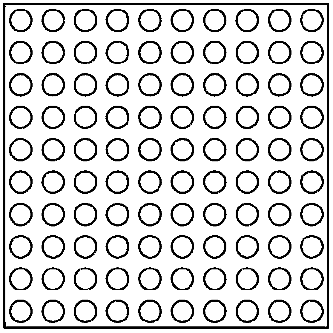 Low-frequency vibration-isolation combined sandwiched structure