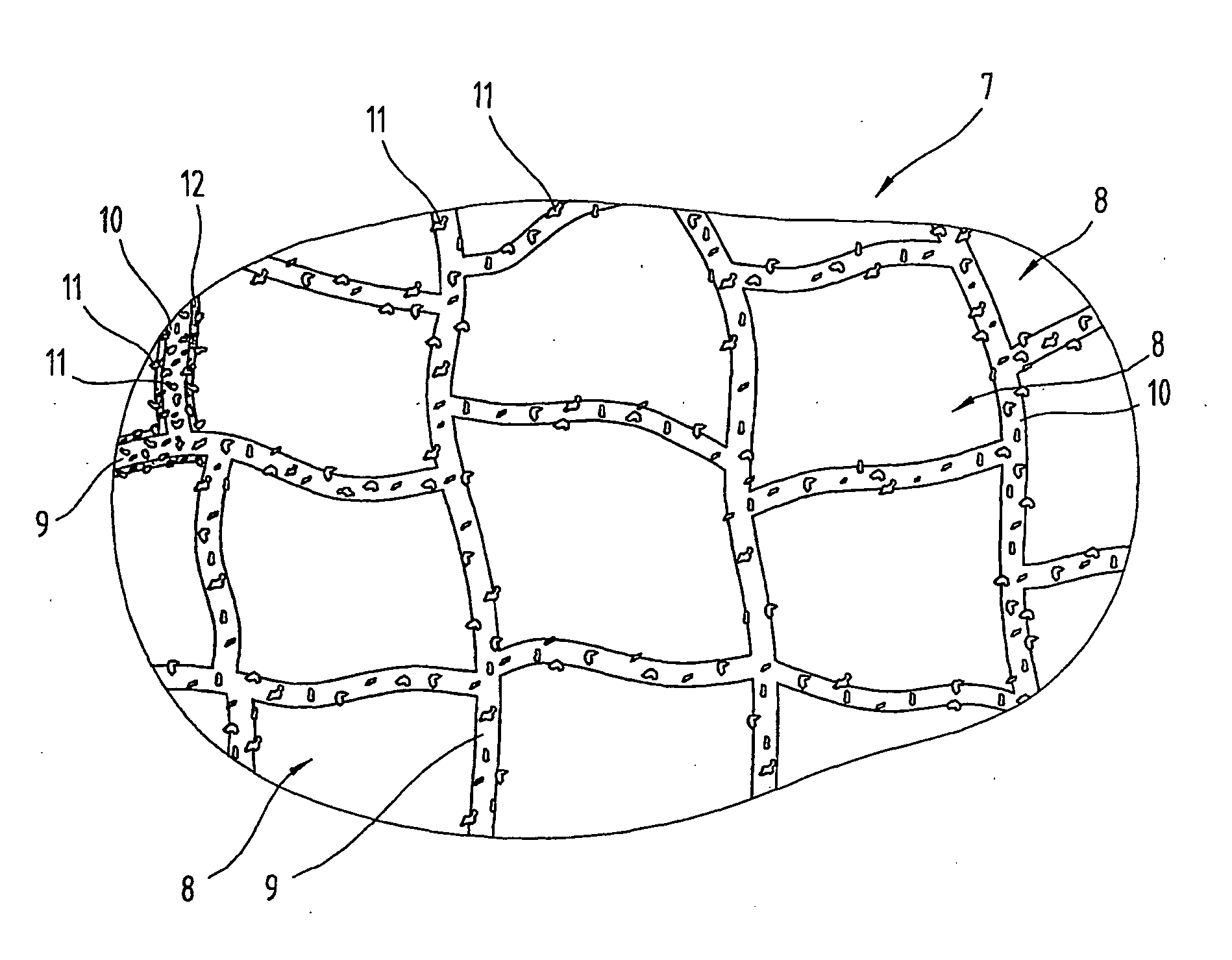 Foam element with hydrophilic substances incorporated in it