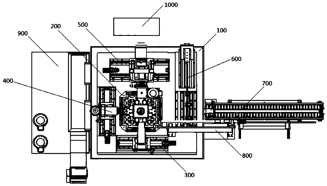 Numerical control servo machining system for gas separation pipes of combustor