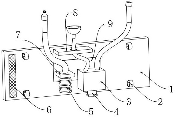 Nasal cavity cleaning device for pneumology department and cleaning method thereof