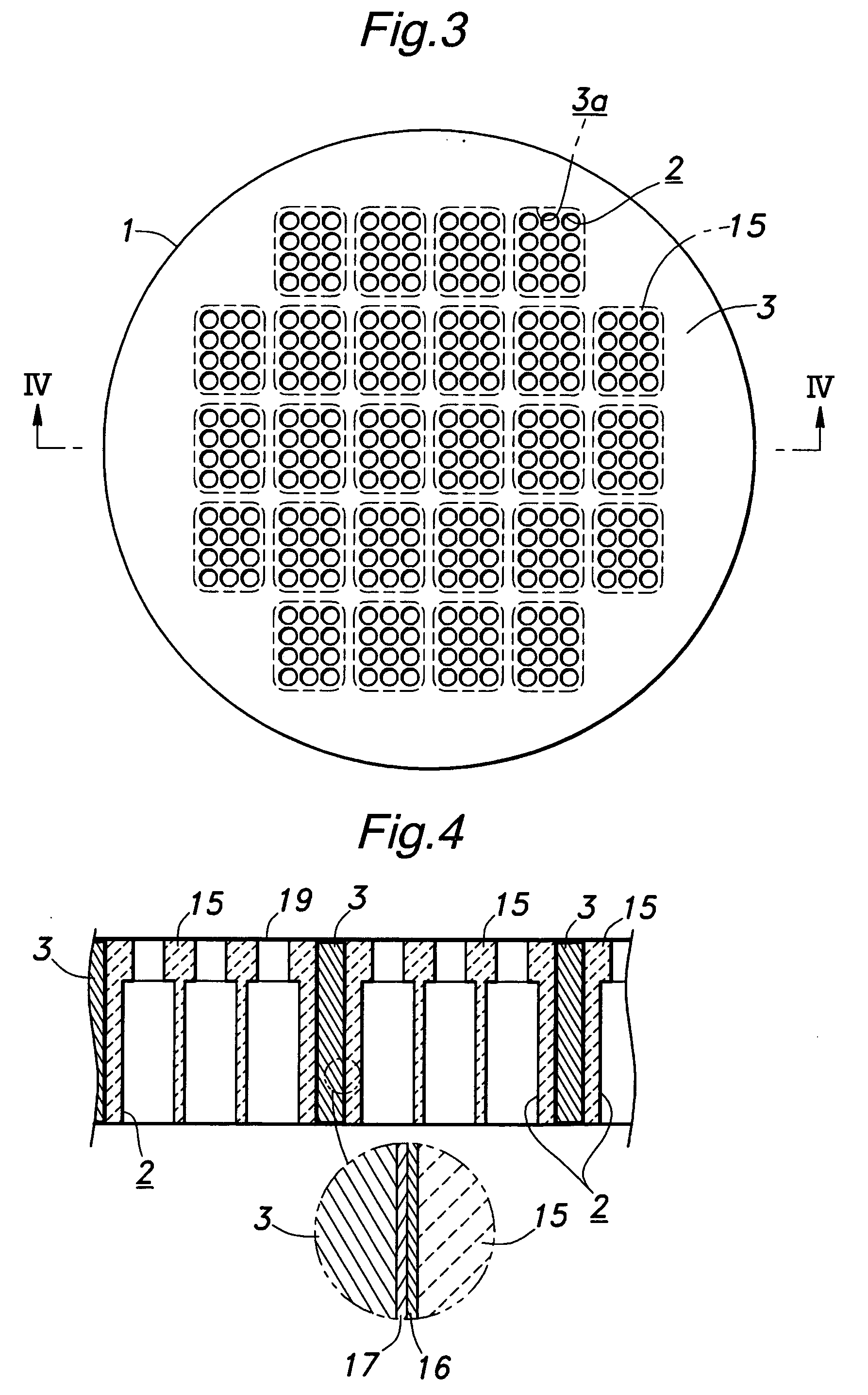 Support member assembly for conductive contact members