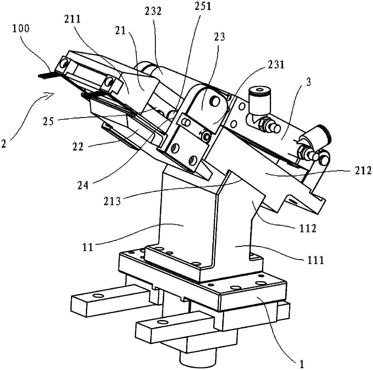 Clamping jaw mechanism