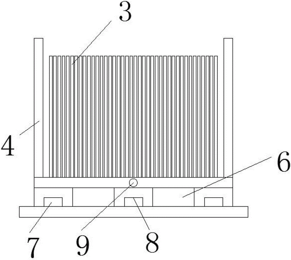 Assembled plate airing frame