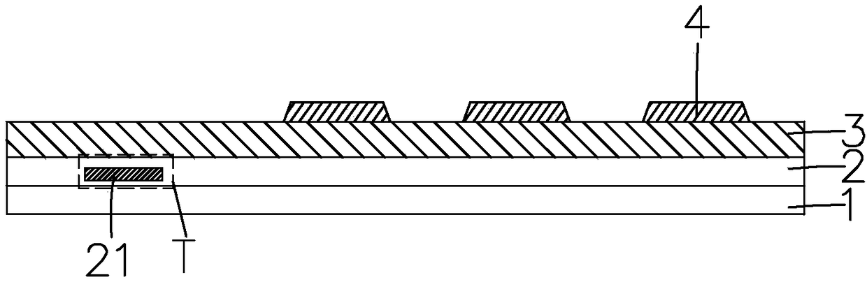 OLED backboard and manufacturing method thereof