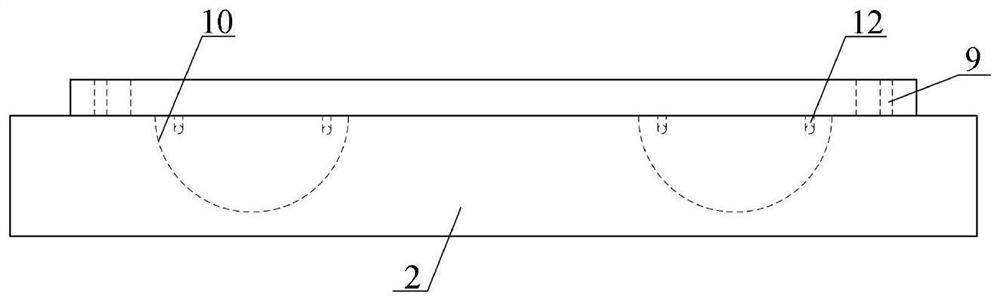 Rolling friction support for supporting columns of underground subway station