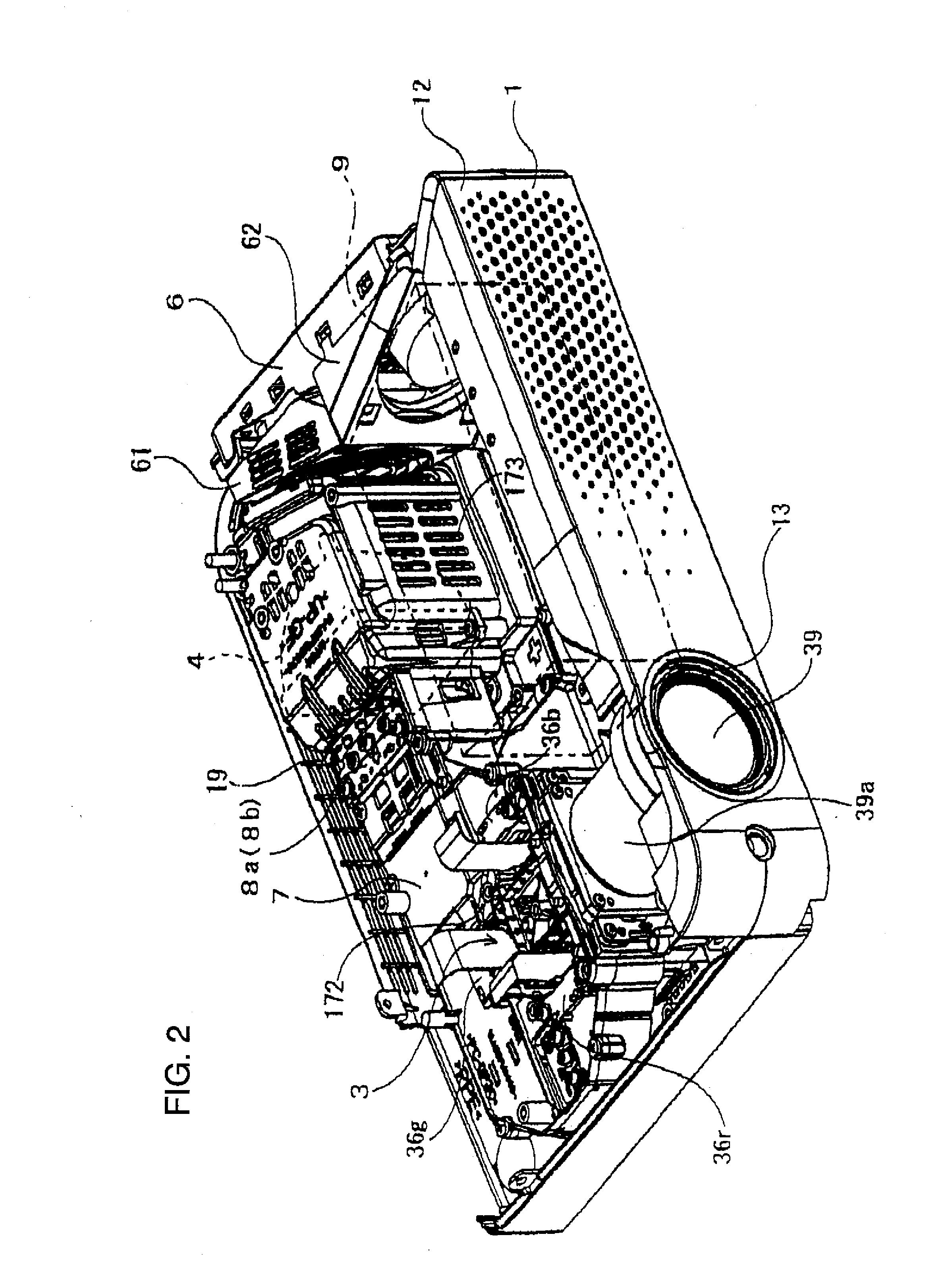 Projector apparatus