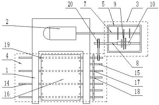 Plate conveying device with speed regulating function