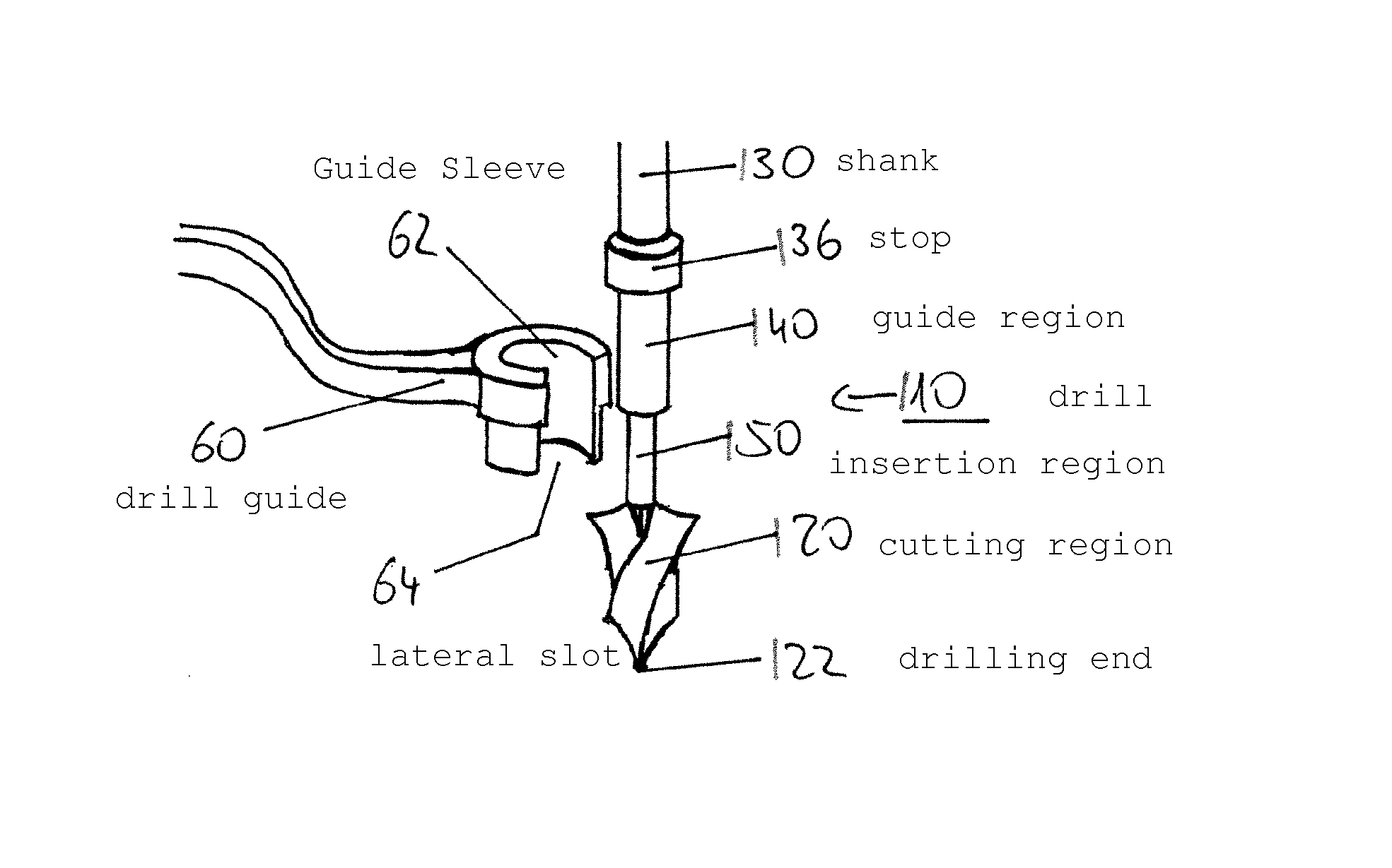 Set of dental drills