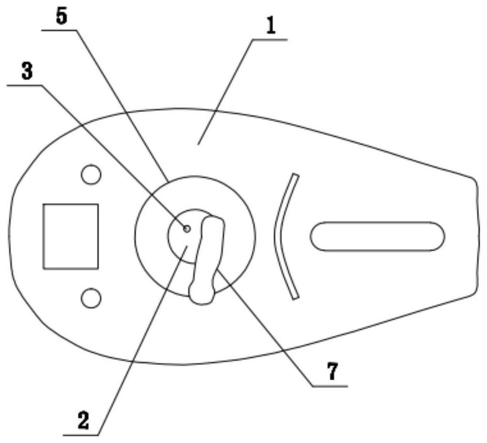 Sealing mode for bottle body of one-way valve of automatic liquid discharging machine