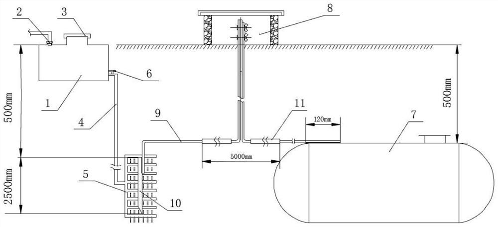 Immersion-type lightning-protection anti-static grounding device