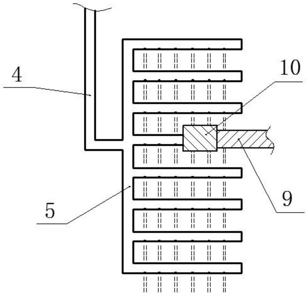 Immersion-type lightning-protection anti-static grounding device