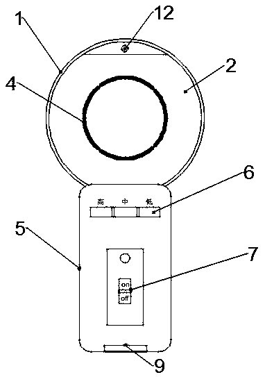 Portable UVB irradiator and working method thereof