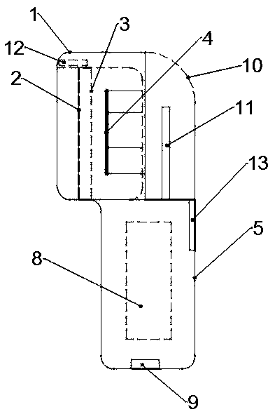 Portable UVB irradiator and working method thereof