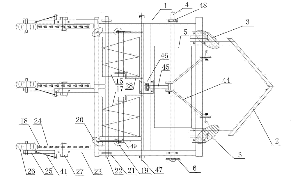 Plastic film mulching seeder for millet, corn and coarse cereals