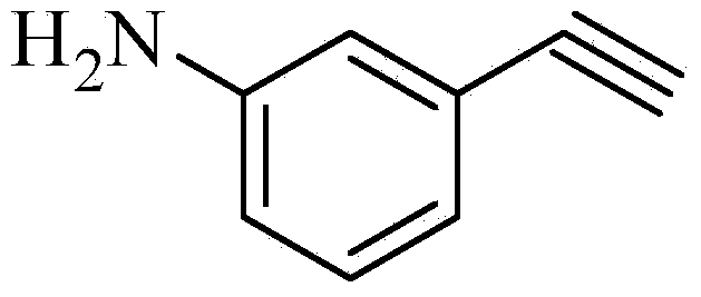 Preparation method for m-aminophenylacetylene