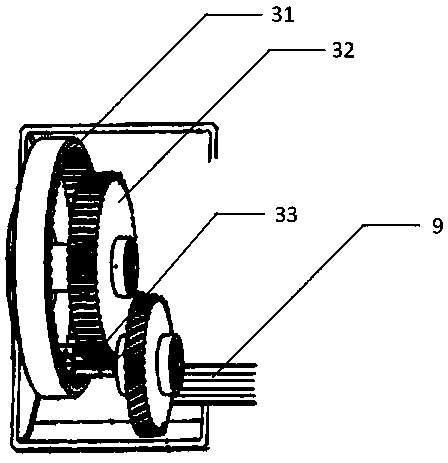 Horizontal double-shaft reverse differential efficient stirring device for soil remediation