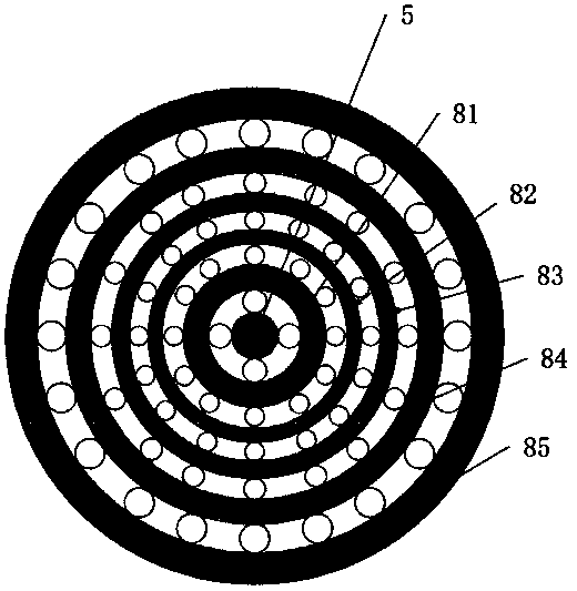 Horizontal double-shaft reverse differential efficient stirring device for soil remediation