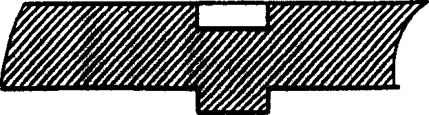 Process for fabricating blind holes