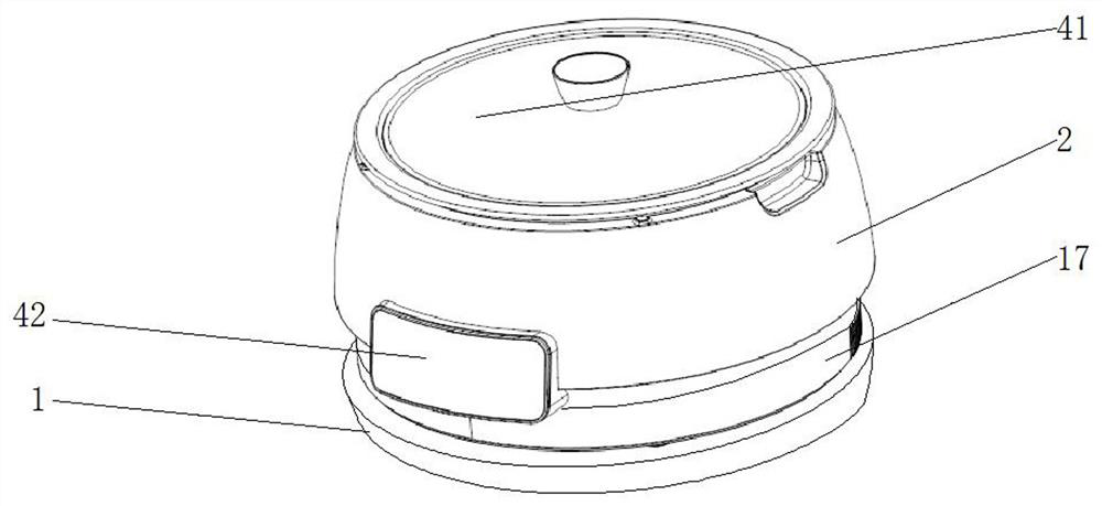 A hot pot capable of reducing smoke emission