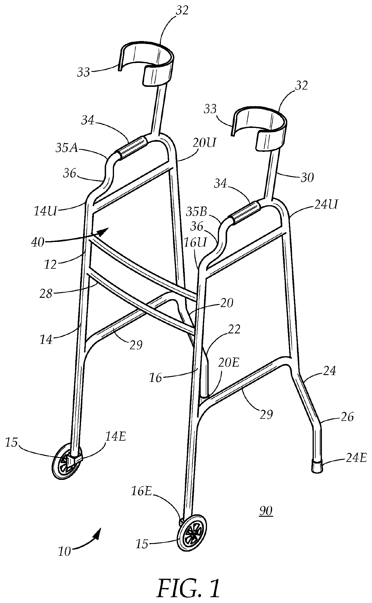 Posture-correcting walker