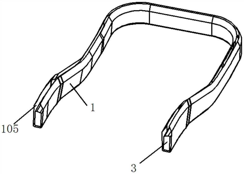 Mold pressing and bag pressing integrated forming process for composite chair back