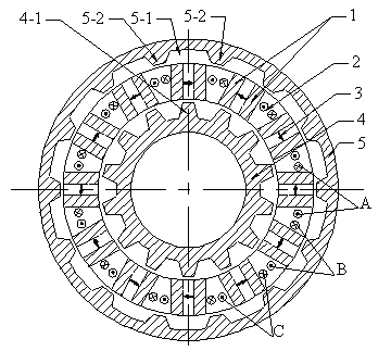 Dual-rotor flux-switching permanent-magnet motor