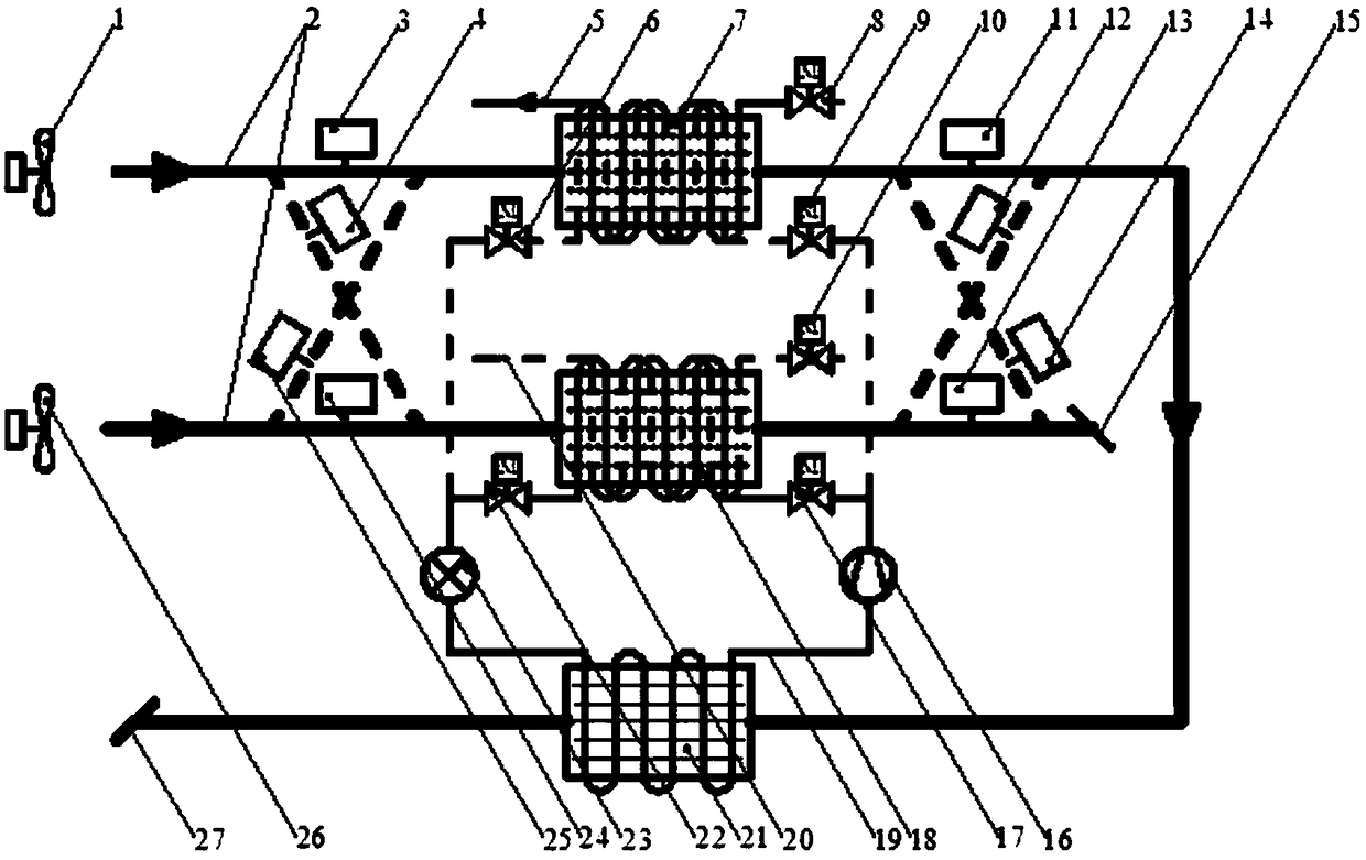 Double-inner-cold-source two-stage cooling dehumidification heat pump system