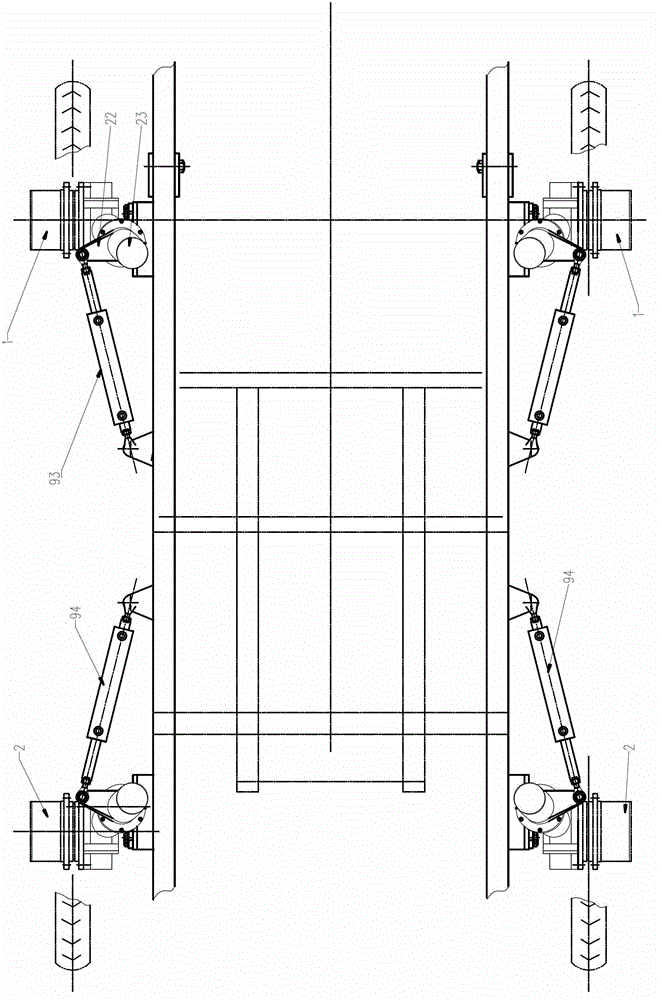 A full four-wheel guide rice transplanter