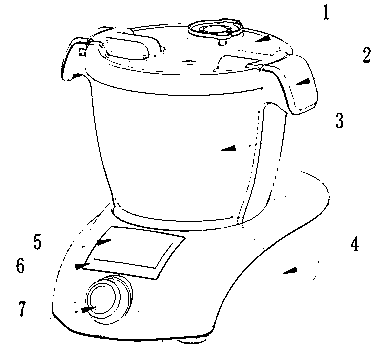 Multi-purpose safe kitchen machine