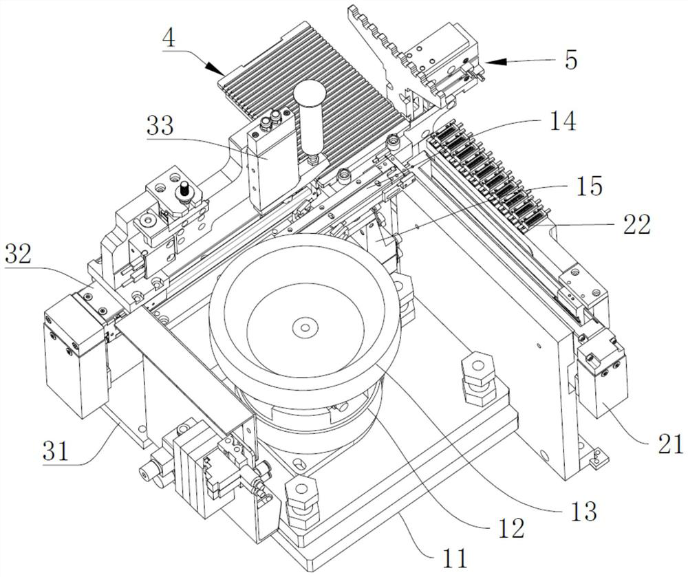 Automatic adhesive dispensing and pushing mechanism for electronic element