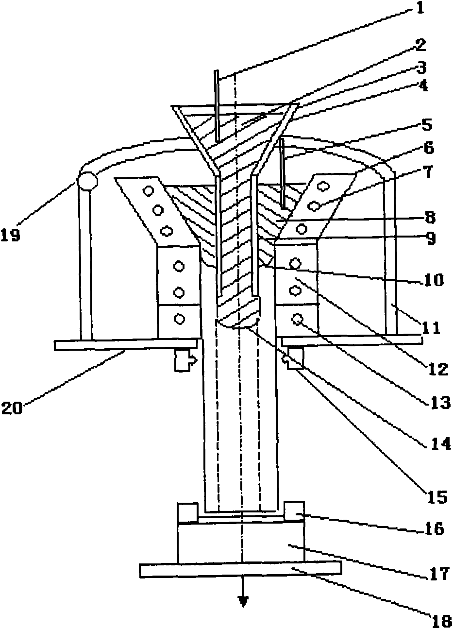 Fine forming equipment of coating material which is pressed, ejected, core-filled and continuously casted and technique