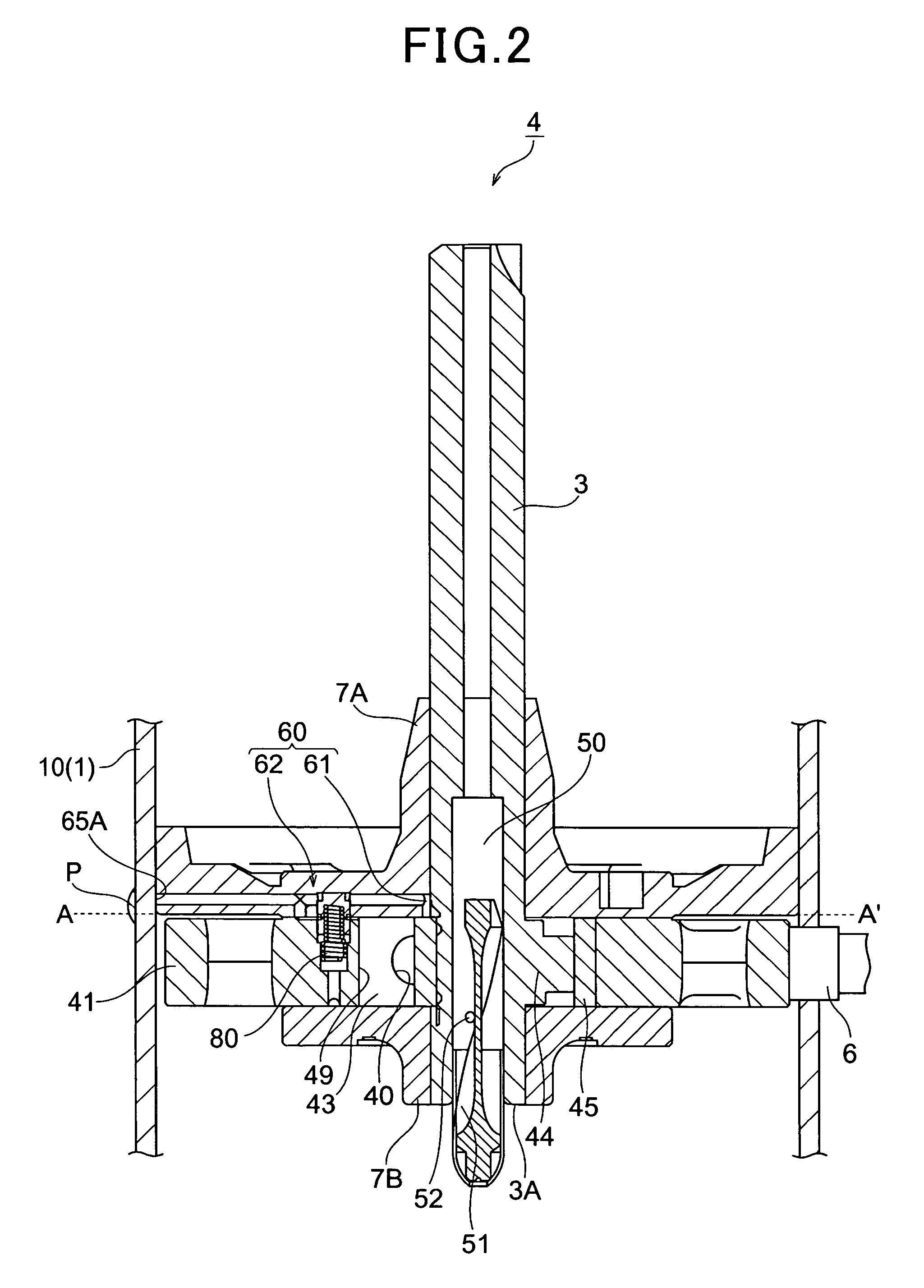 Hermetically sealed compressor having oil supply mechanism based on refrigerant pressure